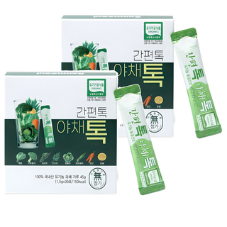 산마을 간편 야채톡, 45g, 2개
