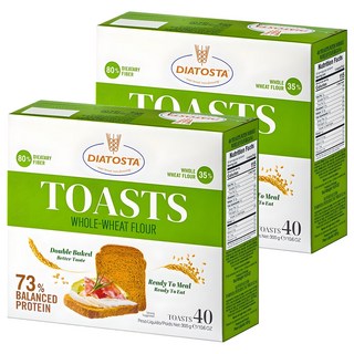 디아토스타 통밀토스트 비스킷, 300g, 2개