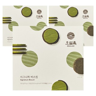 오설록 시그니처 비스킷 10p, 100g, 3개