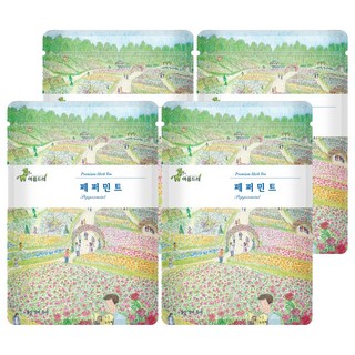 아름드레 프리미엄 삼각티백 페퍼민트, 1.1g, 25개입, 4개