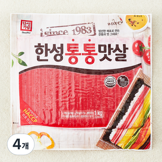 한성기업 한성통통맛살, 1kg, 4개