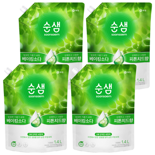 순샘 주방세제 사용 모습