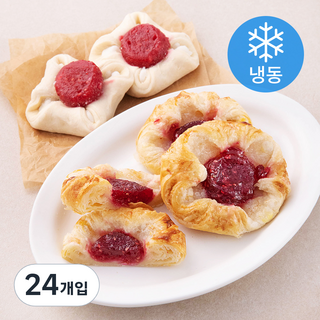 메테뭉크 미니 라즈베리 크라운 생지 (냉동), 42g, 6개입, 4세트