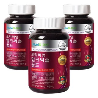 뉴트리디데이 프리미엄 밀크씨슬 골드, 90정, 45g, 3개