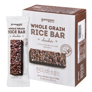 곰곰 현미 바 초콜릿, 300g, 1개