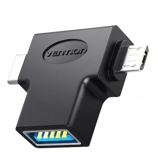 VEnTIOn 威迅 CDI系列 USB3.0轉Type C Micro USB OTG轉接頭 Set 2, 2個