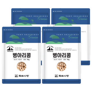 독도사랑 병아리콩, 3kg, 4개