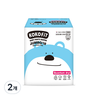 코코핏 팬티 기저귀 유아용 JUMBO, 점보형(2XL), 36매