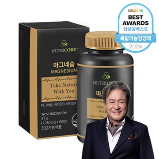 뉴트리코어 WCS 마그네슘 비타민D NOCHESTEM, 60정, 1개