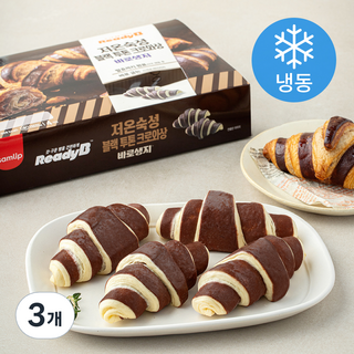 삼립 레디비 바로생지 블랙투톤 크로와상 4개입 (냉동), 300g, 3개