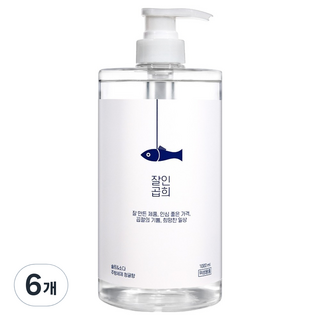 잘인곱희 솔트 & 소다 주방세제 청귤향, 6개, 1L