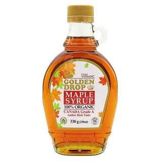 골든드롭 100% 유기농 메이플 시럽 캐나다 A등급 앰버리치, 250ml, 1개