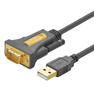 UGREEN 綠聯 USB to RS-232訊號轉換器 3m, CR104, 1條
