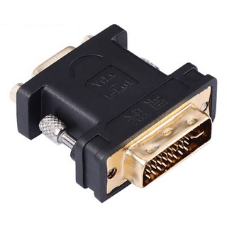 i-gota 愛購它 綠聯 DVI 24+5公轉VGA母轉接頭 24K超厚鍍金接口 支援720P 1080I 1080P 模擬高清格式, 1個