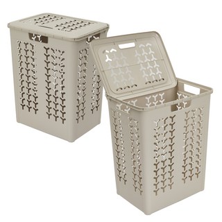 올유리빙 롱슬림 빨래바구니 60L