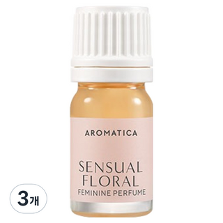 아로마티카 퓨어 앤 소프트 페미닌 퍼퓸 센슈얼플로럴, 5ml, 3개
