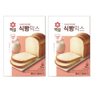 백설 식빵믹스, 760g, 2개 선미호떡믹스 백설 식빵믹스, 760g, 2개 선미호떡믹스