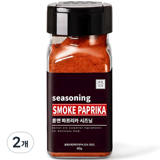 바른미각 훈연 파프리카 시즈닝, 60g, 2개