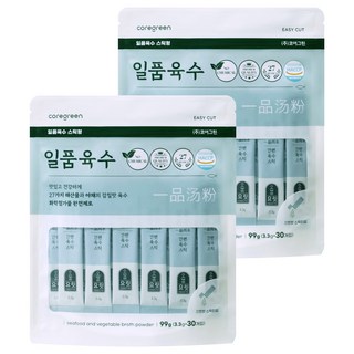 요릿 일품육수 파우치 30p, 99g, 2개