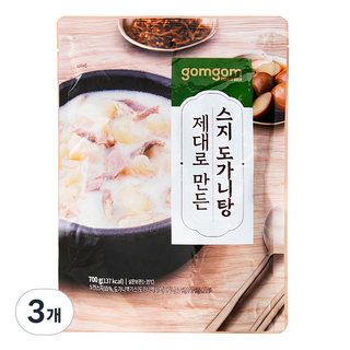 곰곰 제대로 만든 스지도가니탕, 700g, 3개