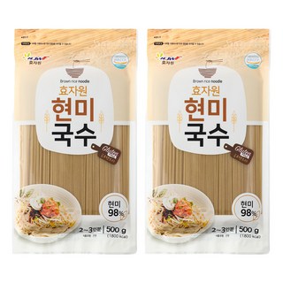 효자원 현미국수, 500g, 2개