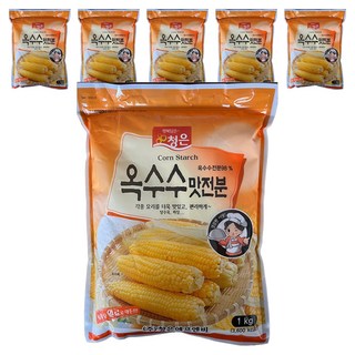 청은 옥수수맛전분, 1kg, 6개
