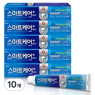 2080 스마트케어플러스 치약, 190g, 10개
