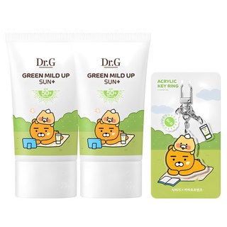 AHC 마스터즈 아쿠아 리치 선크림 SPF50+ PA++++, 10ml, 2개 닥터지선크림 12 닥터지 그린 마일드 업 선 플러스 선크림 SPF50+ PA++++ 50ml x 2p + 키링 세트, 1세트