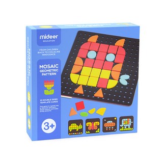 mideer 모자이크 동물 원목퍼즐, 1세트, 150피스