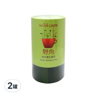 Wild Cape 野角 南非博士綠茶, 無咖啡因 2.5公克x40茶包, 2.5g, 40入, 2罐