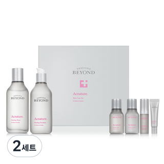 ECOSMETICS 1자 빗 EMAX 225404 - 1개 선물세트/키트 16 비욘드 아크네이처 기초 2종세트, 2세트