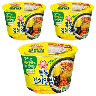 오뚜기 컵밥 톡톡김치알밥, 3개, 227g