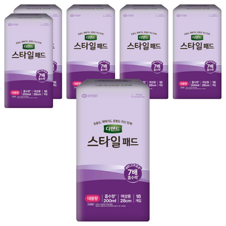 디펜드 여성용 스타일 패드, 대용량, 18개입, 6개