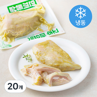한끼통살 통살 소스 닭가슴살 고추마요맛 (냉동), 100g, 1개입, 20개
