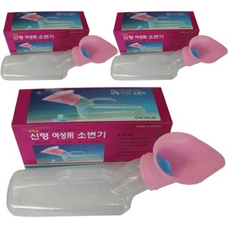 현대의료산업사 여성용 소변기, 혼합 색상, 3개