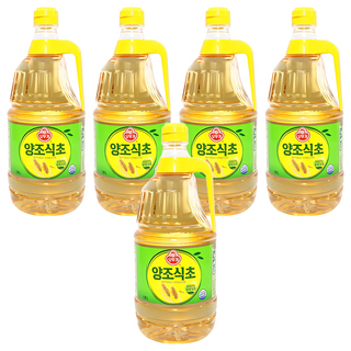 오뚜기 양조식초, 1.8L, 5개