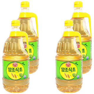 오뚜기 양조식초, 1.8L, 4개