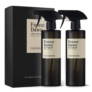 코코도르 패브릭 퍼퓸 섬유탈취제 포레스트던, 500ml, 2개