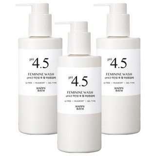 해피바스 PH4.5 약산성 쑥 여성 청결제