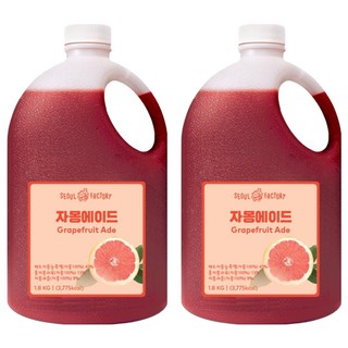 서울팩토리 자몽에이드, 1.8kg, 2개