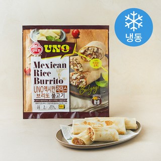 오뚜기 리얼 멕시칸 라이스 브리또 불고기 (냉동), 125g, 3개입, 1개
