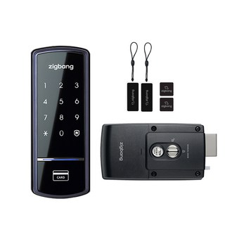 직방 디지털보조키 손잡이 없음 도어락 SHS-1321