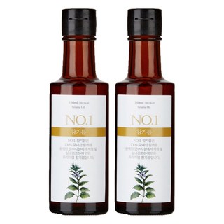 앤오일 국내산 참기름, 180ml, 2개