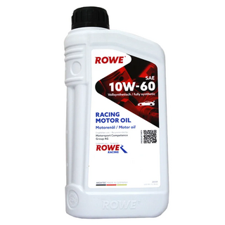 ROWE RACING 全合成機油 SAE 10W-60 賽車級車用機油 白色, 10W60, 1L, 1瓶