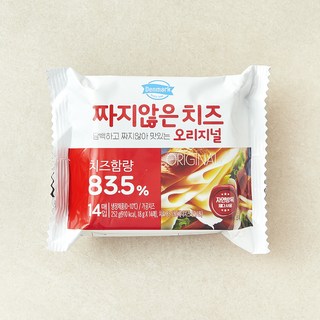 덴마크 짜지않는 치즈 오리지널, 18g, 14개입, 1개