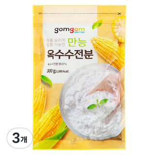 만능 옥수수 전분, 300g, 3개
