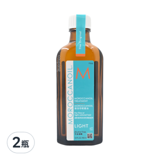 MOROCCANOIL 摩洛哥優油 輕優油 100ml，細軟髮與染淺色頭髮適用，清爽不油膩，全面修護, 2瓶