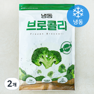 브로콜리 (냉동), 1kg, 2개, 1개입