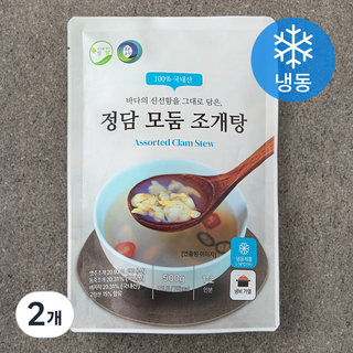 (영흥물산) 냉동동태고니 2kg / 최상봉의명태이야기, 1개 밀키트아구찜 9 정담 모둠 조개탕 (냉동), 500g, 2개