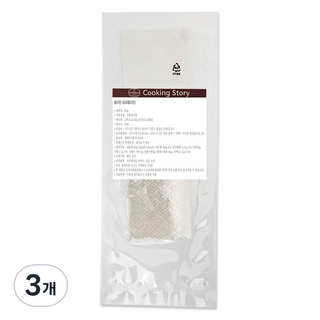 쿠킹스토리 잎새 젤라틴, 20g, 3개